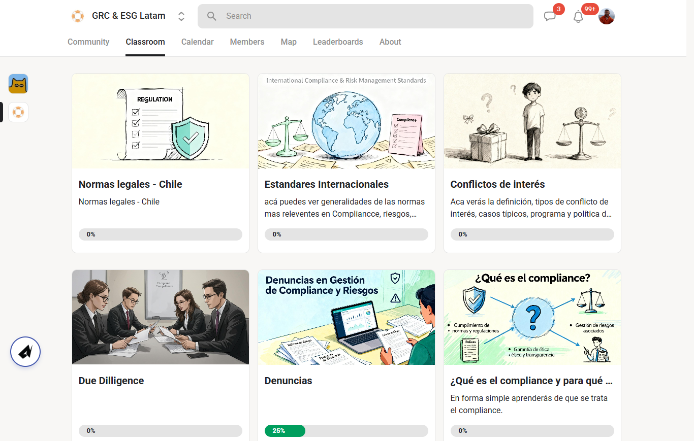 Comunidad de Aprendizaje GRC C-ONLINE
